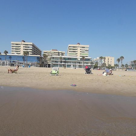 Apartamento Dos Habitaciones Primera Linea De Playa Valencia Kültér fotó