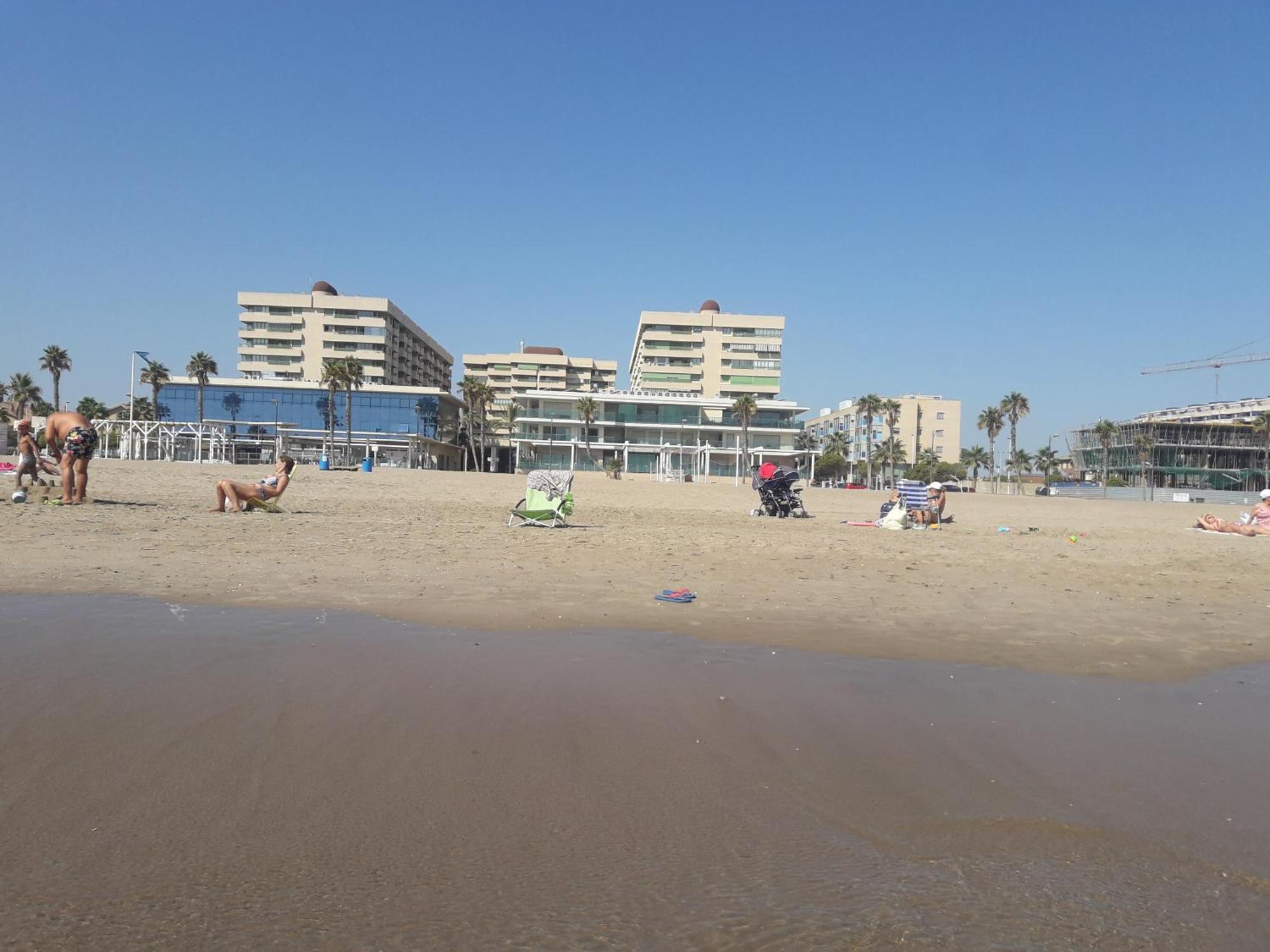 Apartamento Dos Habitaciones Primera Linea De Playa Valencia Kültér fotó