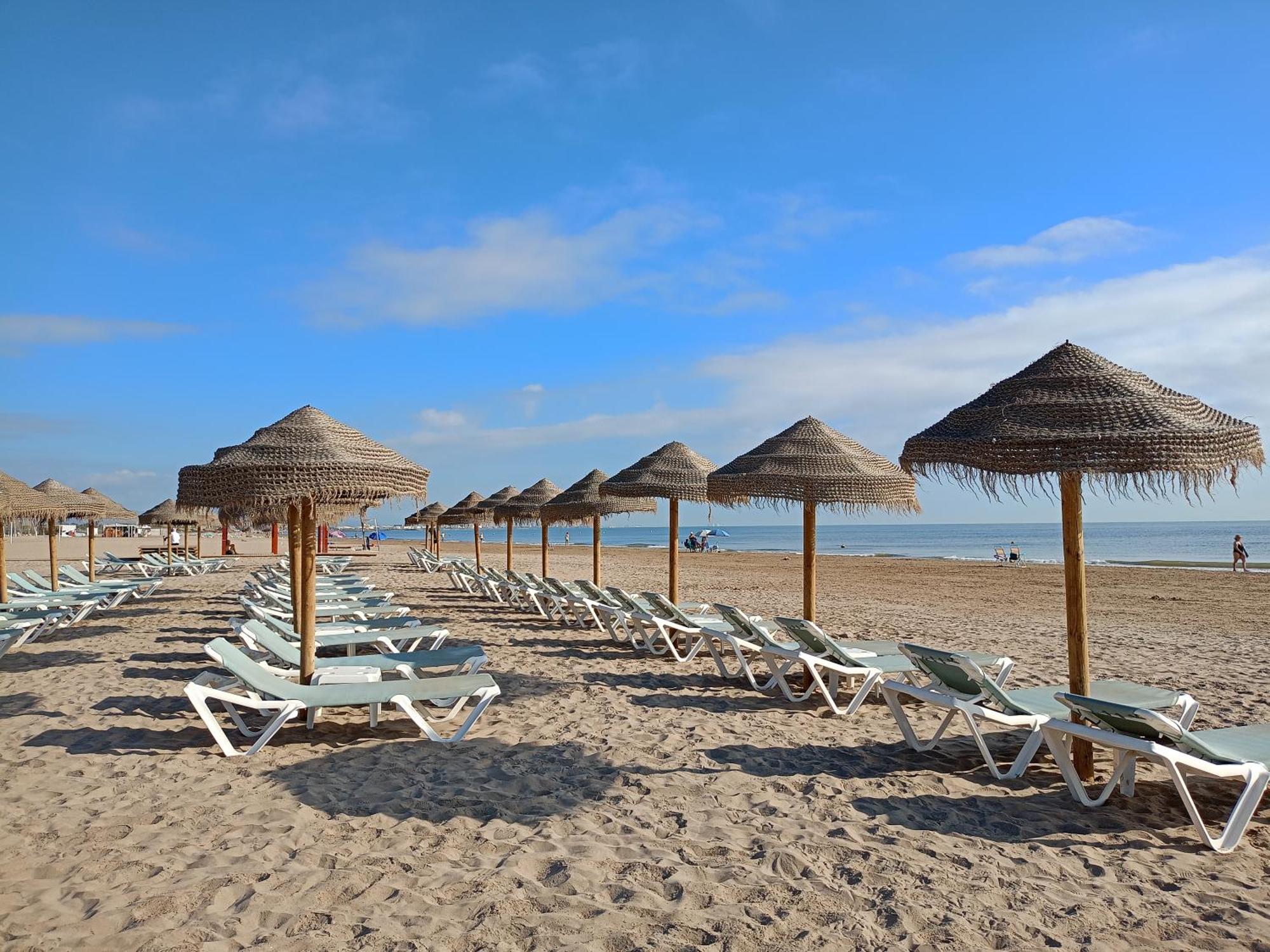 Apartamento Dos Habitaciones Primera Linea De Playa Valencia Kültér fotó