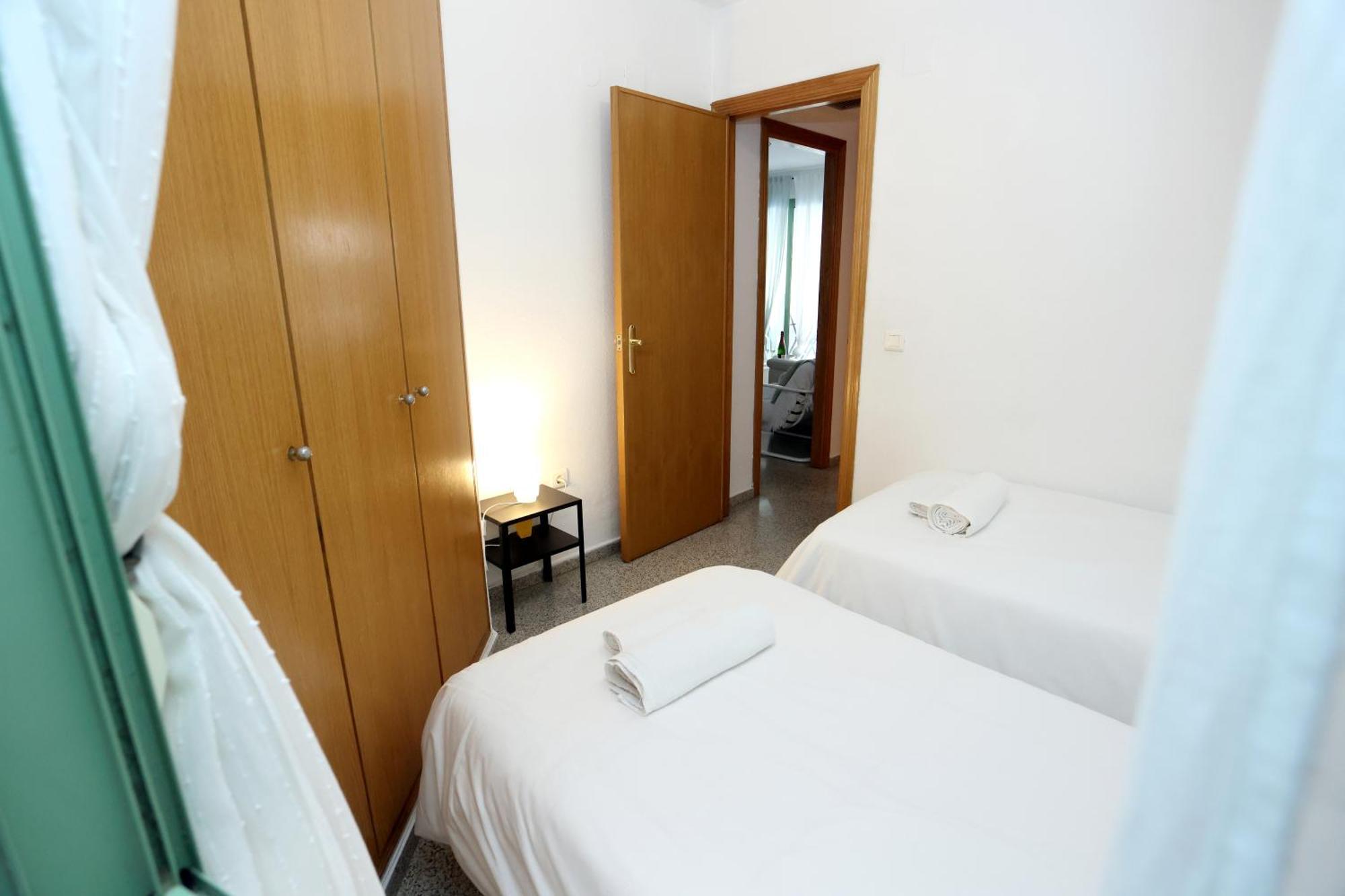Apartamento Dos Habitaciones Primera Linea De Playa Valencia Kültér fotó