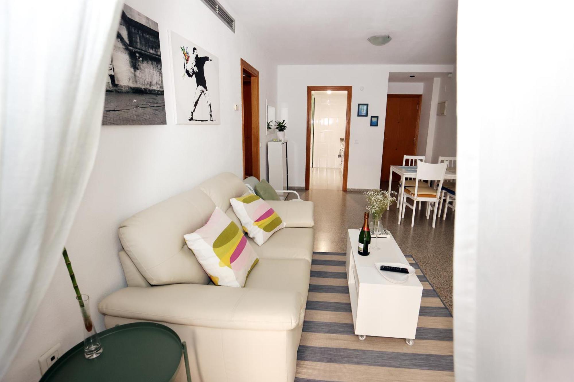 Apartamento Dos Habitaciones Primera Linea De Playa Valencia Kültér fotó