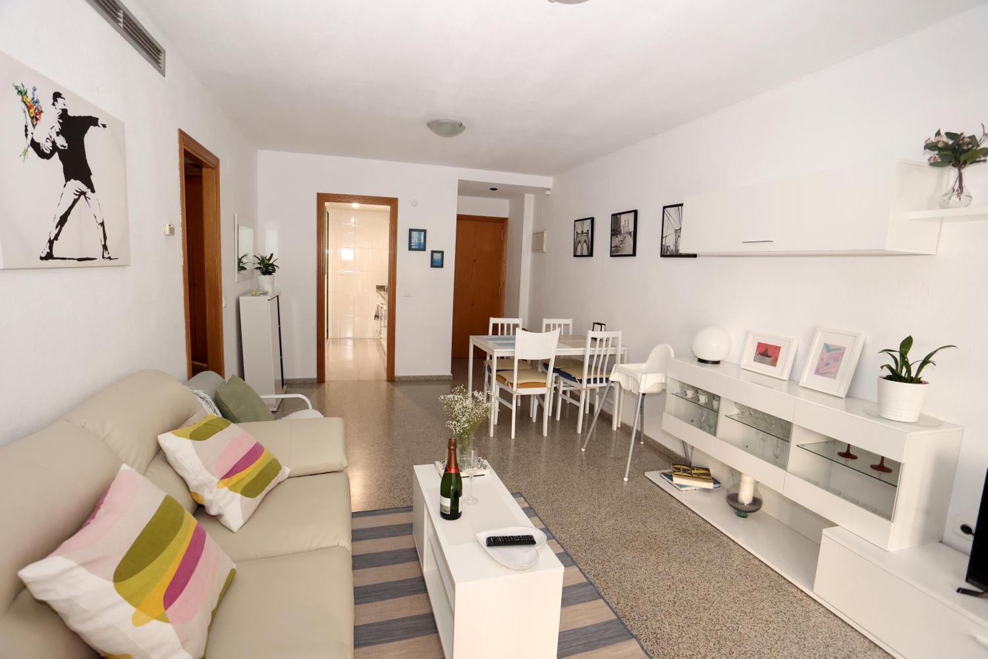 Apartamento Dos Habitaciones Primera Linea De Playa Valencia Kültér fotó