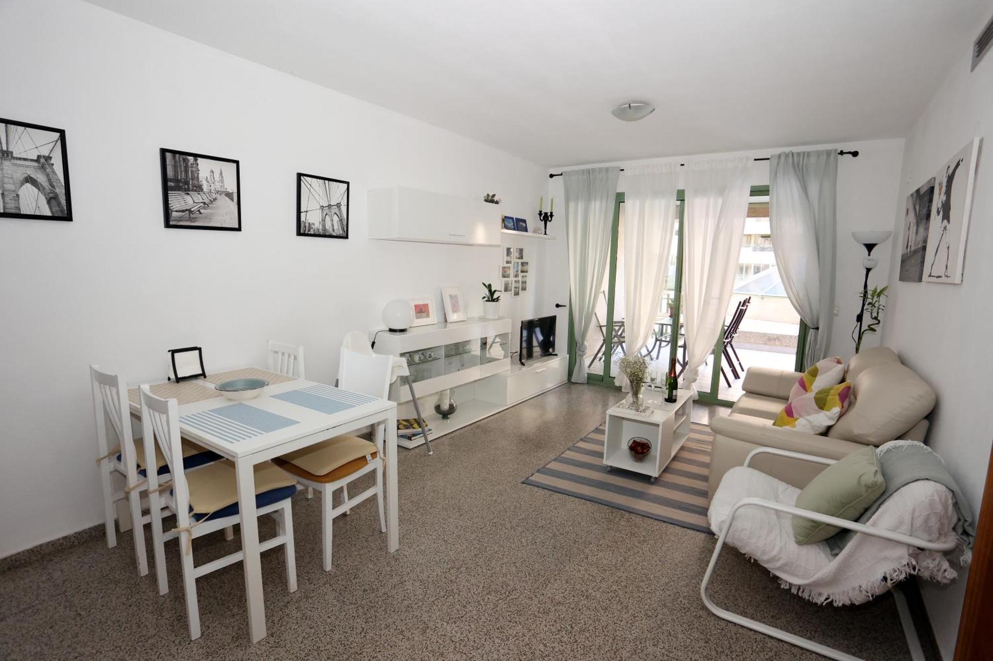 Apartamento Dos Habitaciones Primera Linea De Playa Valencia Kültér fotó