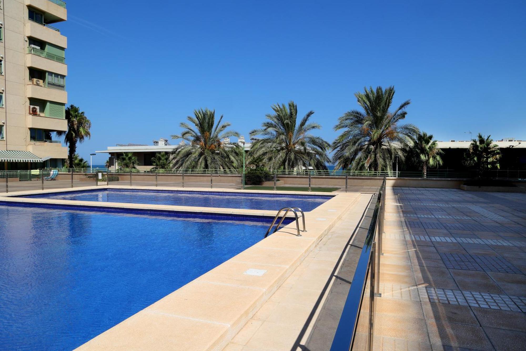 Apartamento Dos Habitaciones Primera Linea De Playa Valencia Kültér fotó