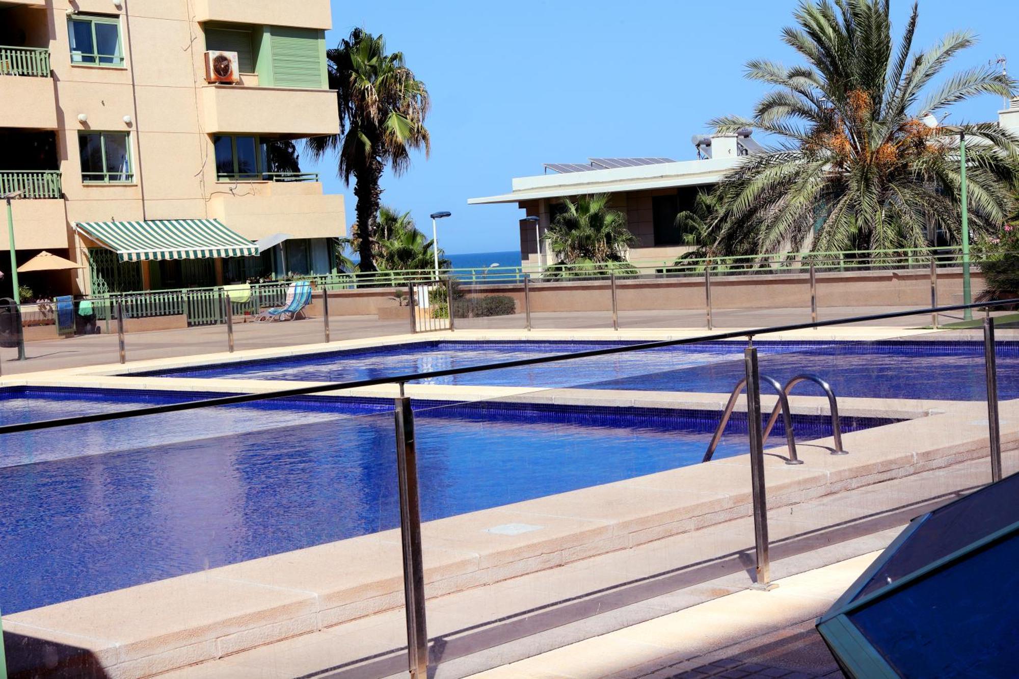 Apartamento Dos Habitaciones Primera Linea De Playa Valencia Kültér fotó